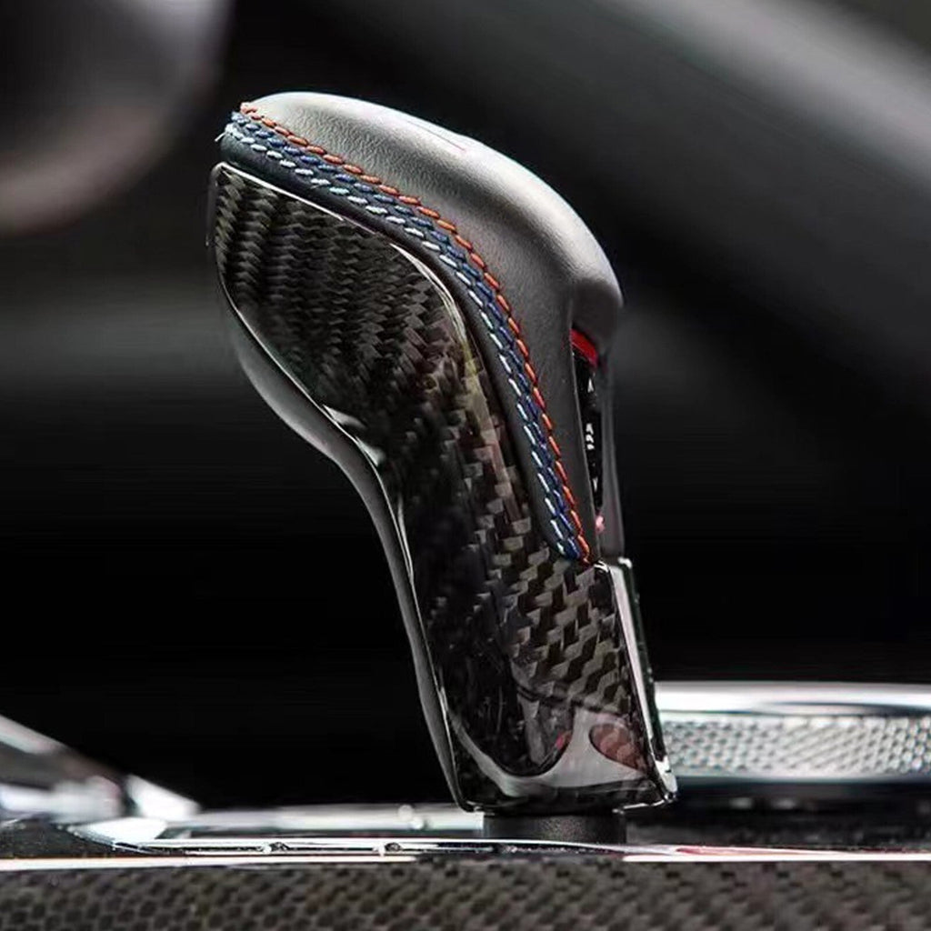 DRY CARBON SHIFTER KNOB COVER TRIM - BMW G80 M3 | G82 M4 | BMW G87 M2 | X3M X4M X5M