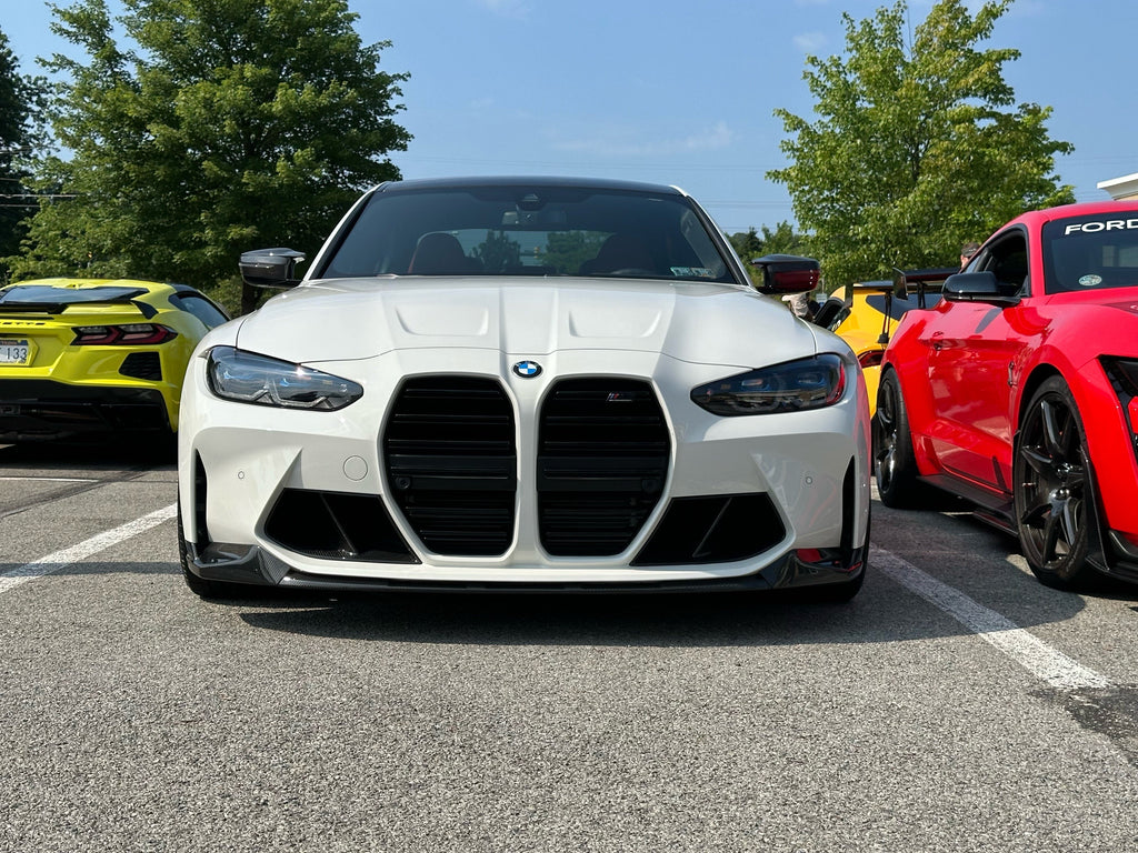 BMW G80 M3 M4 M Performance STYLE CARBON FIBER 3 Pieces Front Lip Kit
